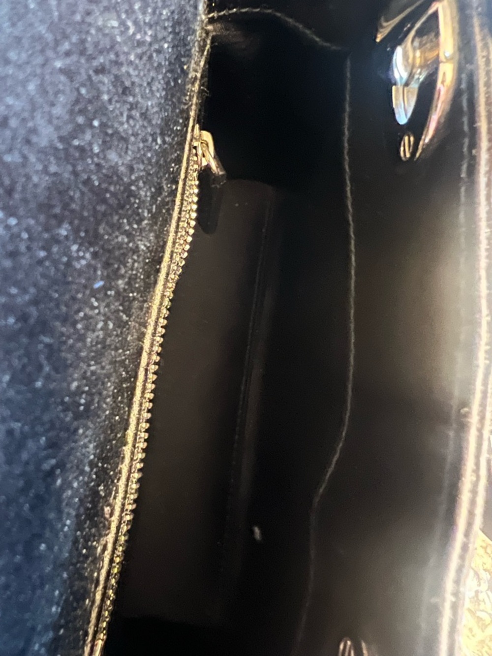 Mini Lady Dior Bag Black Strass Cannage Satin - Picture 8 of 11